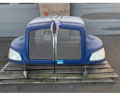 Used 2008 Kenworth T300 Hood, OEM L29-1100-100 to L29-1100-101, 45" from Windshield to Grille