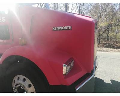 1987-2007 Kenworth T800 Short Hood 53.25" Curved Windshield, Red