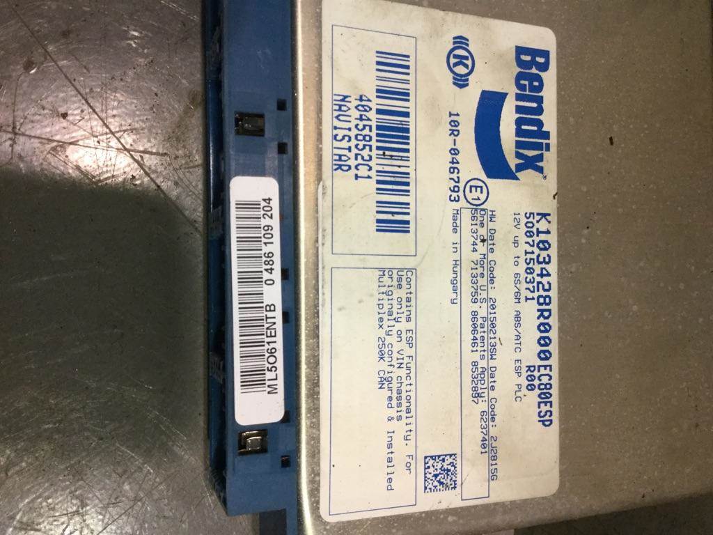 2016 International ProStar ABS Control Module for a International
