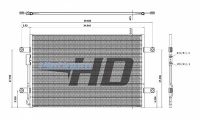 Freightliner Cascadia A/C Condenser