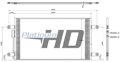 Freightliner Cascadia A/C Condenser