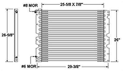 International 4900 A/C Condenser