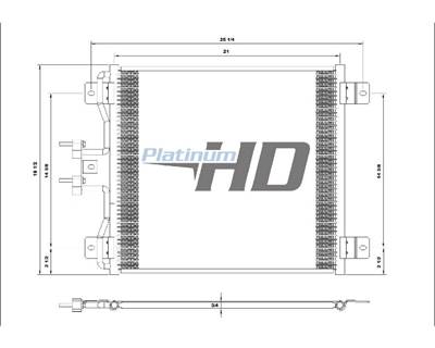 International 7100 A/C Condenser