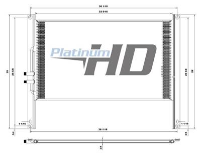International 9200 A/C Condenser