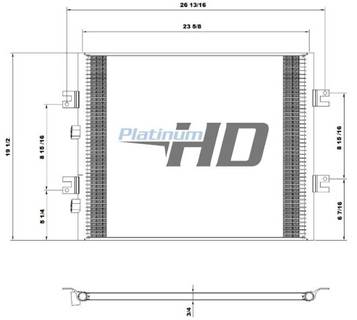 International TerraStar A/C Condenser
