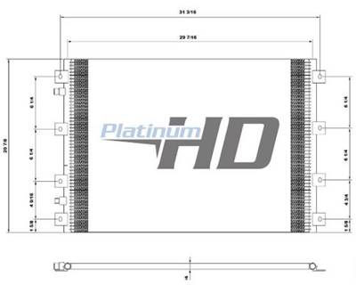 Kenworth T800 A/C Condenser for a Keystone T800