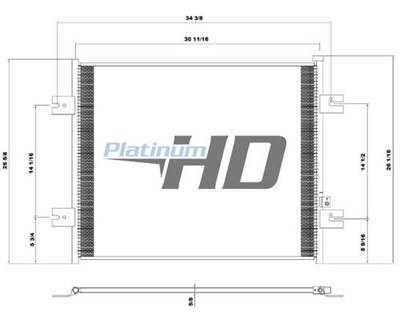 Peterbilt 379 A/C Condenser