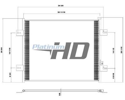 Peterbilt 379 A/C Condenser