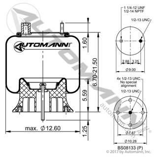 Automann AB1DK23K-9194 Spring Air Bag