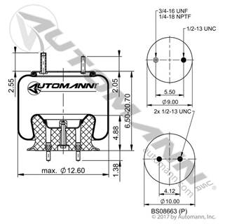 Automann AB1DK23K-9219 Spring Air Bag