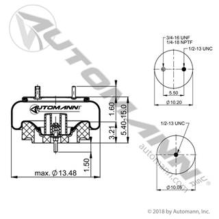 Automann AB1DK25D-8729 Spring Air Bag