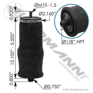 Automann ABSZ70-2622 Spring Air Bag