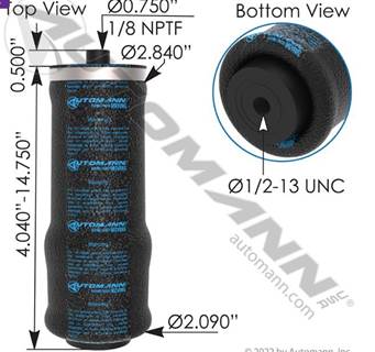 Automann ABSZ70-7116 Spring Air Bag