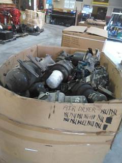 GAYLORD  BOX OF USED AIR DRIERS    VARIOUS MAKES  (65)  
