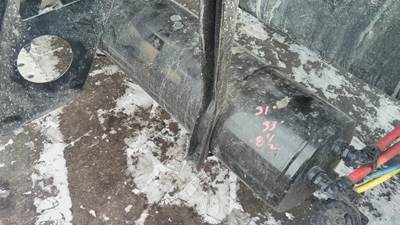 Freightliner Cascadia 126 Left Air Tank
