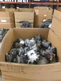 GAYLORD BOX TOTAL OF 84 USED ALERNATOR 