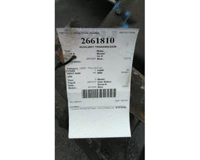 Spicer 7231A Auxillary Transmission