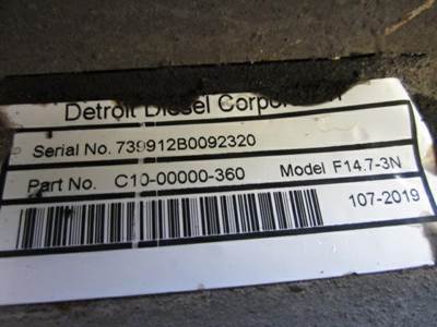 Detroit DA-F-14.7-3 Front Axle Assembly