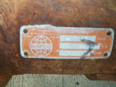 NAPCO AXLE, 15.2 DIFF, 
LOCKING HUBS 