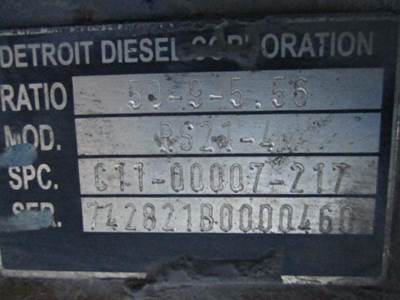 Detroit RS21-4 Rear Axle Assembly