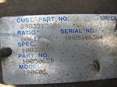 Eaton-Spicer 19060S Rear Axle Assembly