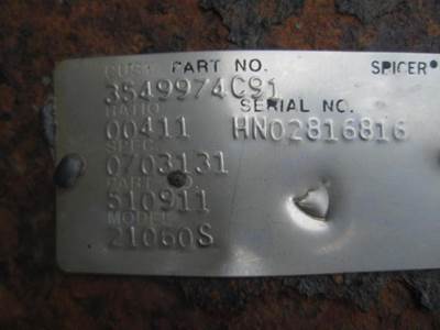 Eaton-Spicer 21060S Rear Axle Assembly