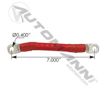 Universal 2 GAUGE RED Battery Cable