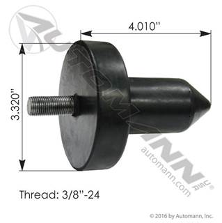 POLY-RUBBER HOOD PIN WITH 3/8-24 THREADED STUD  
CROSS REF: MACK 25QM31 -