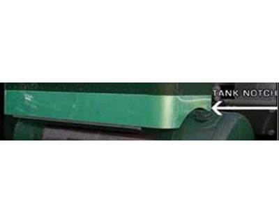 Peterbilt 379 Aluminum Sleeper Panel 11" x 48" with Tank Notch