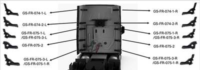 Freightliner Cascadia Left Bracket