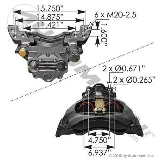 Bendix K081143 Left Brake Caliper