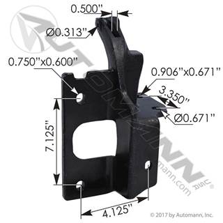 Kenworth T680 Right Front Bumper Bracket