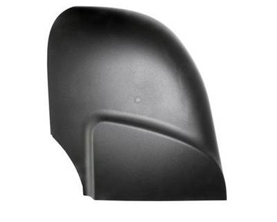 2015-2019 Volvo VNL Front Left Bumper Deflector, Black Plastic