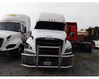 2022 Freightliner Cascadia 126 Stainless Bumper Brush Guard