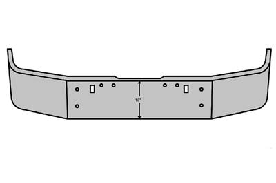 Freightliner FLD120 Front Bumper for a Freightliner FLD120 1989-2003