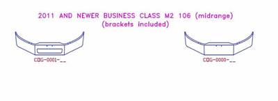 Freightliner Front Bumper for a Freightliner M2 106 2011-2025