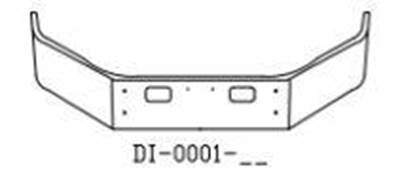 GMC C4500 Front Bumper for a GMC C4500 2003-2009