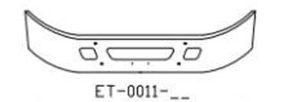 International 4300 Front Bumper for a International 4300 2002-2020