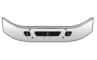 International 4300 2002-2020 Front Bumper