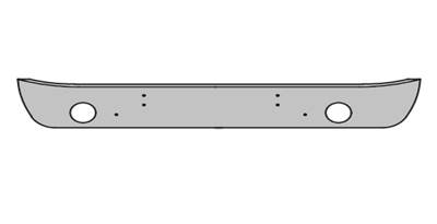 International Front Bumper for a International 2200