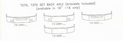 Kenworth T370 2008-2021 Front Bumper