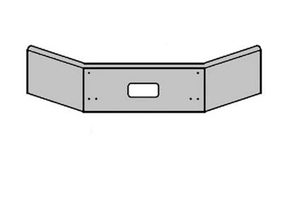 Kenworth T800 Front Bumper for a Kenworth T800 1987-2007