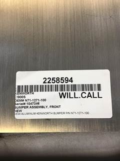 Kenworth Front Bumper for a Kenworth W900S 1989-2007