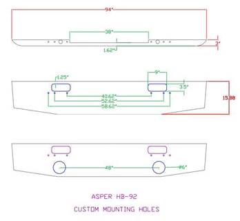 Peterbilt 358 Front Bumper