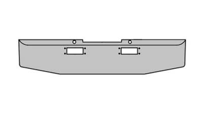 Peterbilt 359 1967-1987 Front Bumper