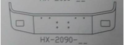 Peterbilt 367 Front Bumper for a Peterbilt 367 2007-2024