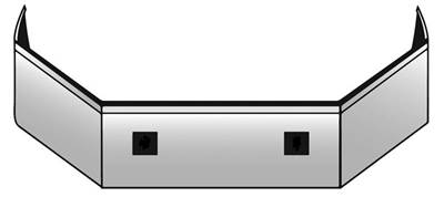 Volvo Front Bumper for a Volvo WIA 1988-1998