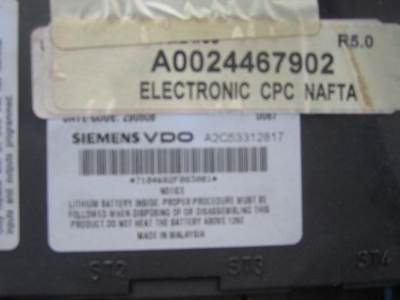 Freightliner Cascadia 125 Cab Control Module