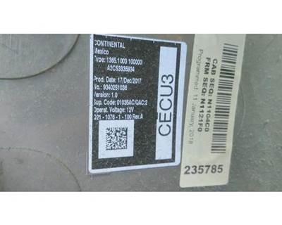 Peterbilt 579 Cab Control Module