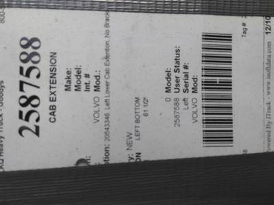 Volvo VNL Left Cab Extension